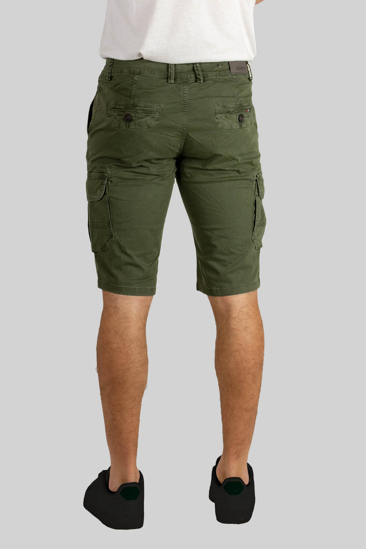 Bermuda uomo modello cargo in puro cotone