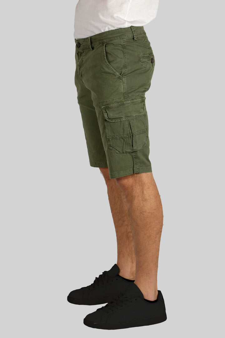 Bermuda uomo modello cargo in puro cotone