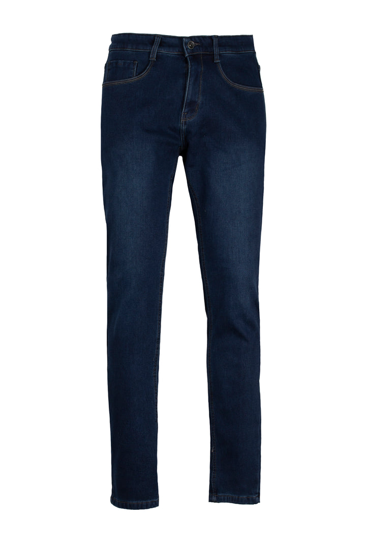 Jeans uomo foderato in pile light wash