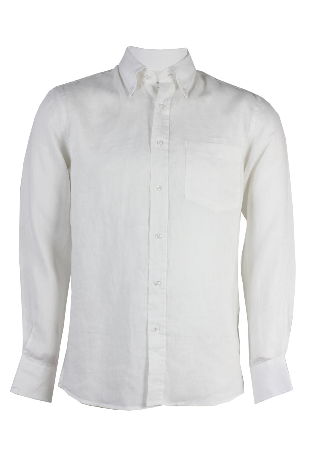 Camicia Liabel uomo in puro lino con taschino sul petto