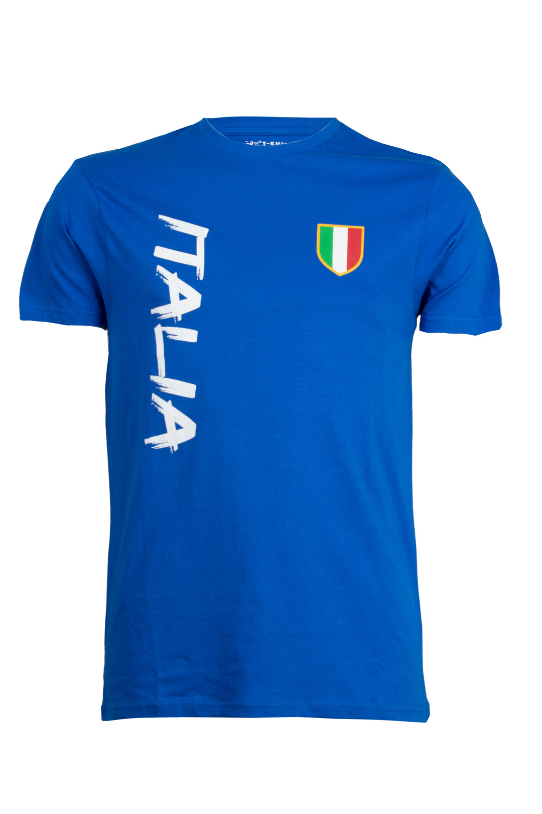 T-shirt girocollo manica corta con stampa Italia