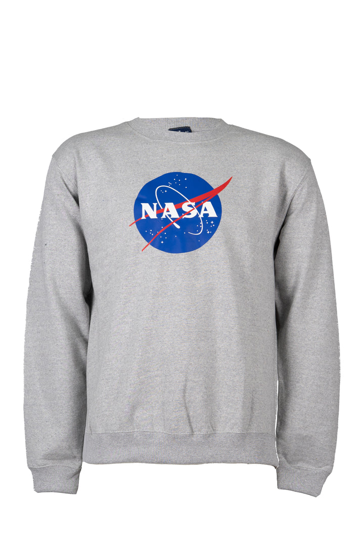Felpa girocollo con stampa Nasa sul petto