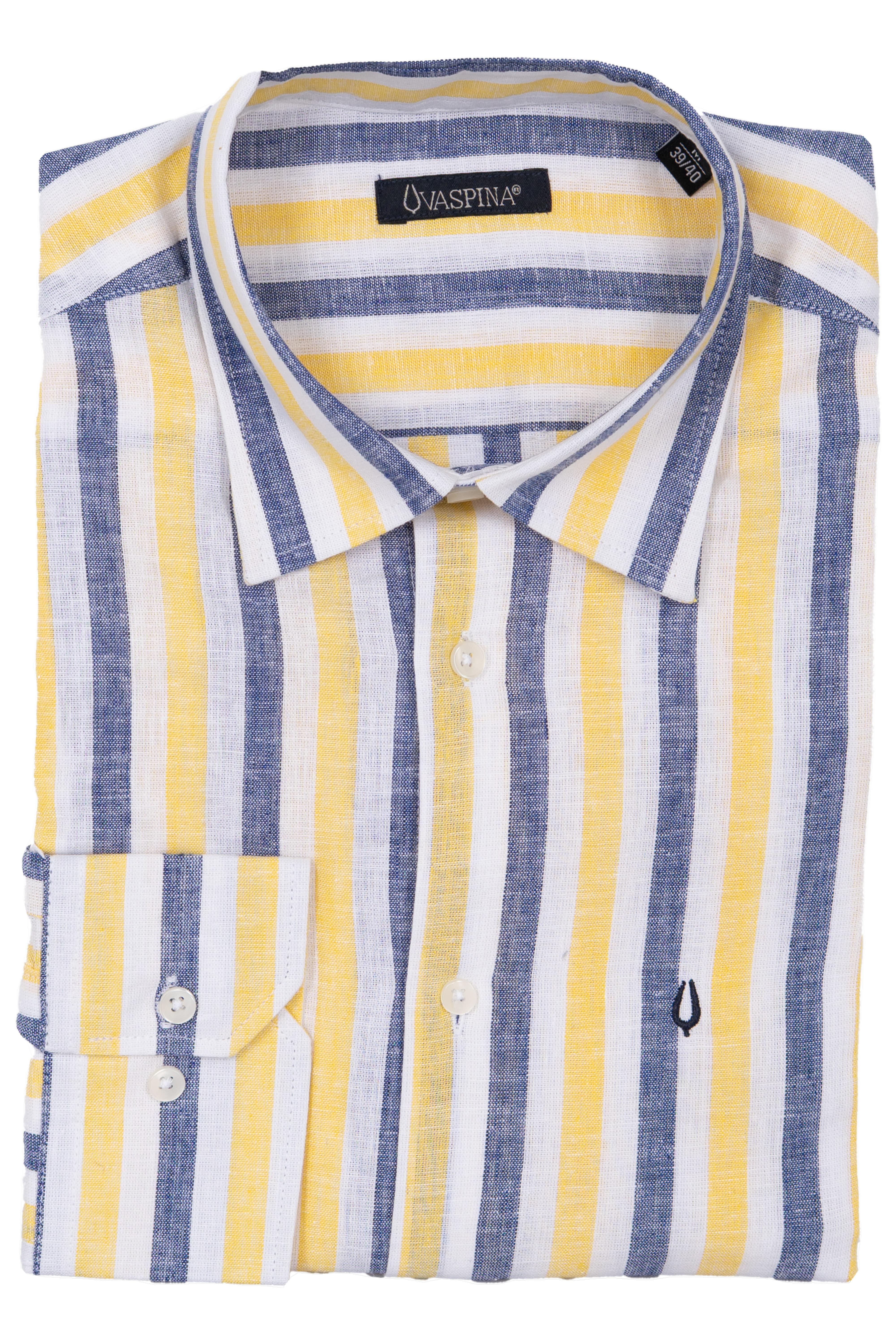 Camicia Uomo In Lino LETSEE A Maniche Lunghe Colletto Classico - Casual Elegante Per Spiaggia E Ufficio