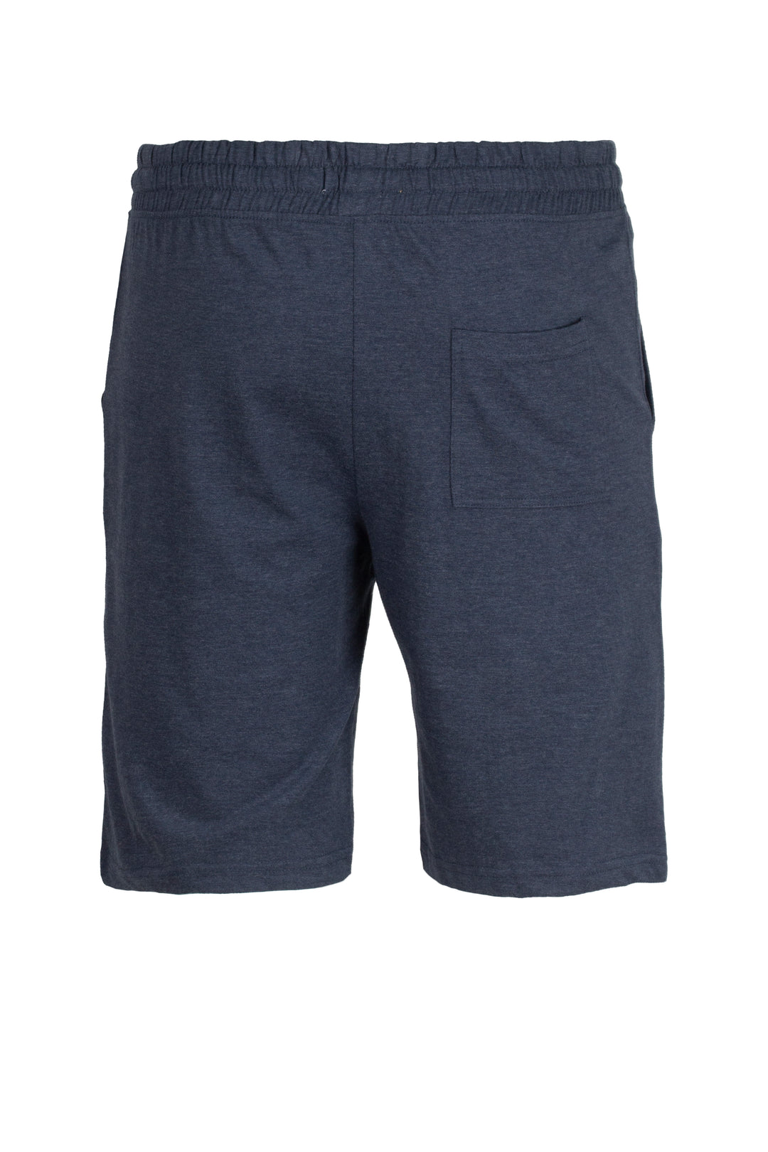 Bermuda uomo sport in morbido cotone jersey con coulisse e stampa in contrasto