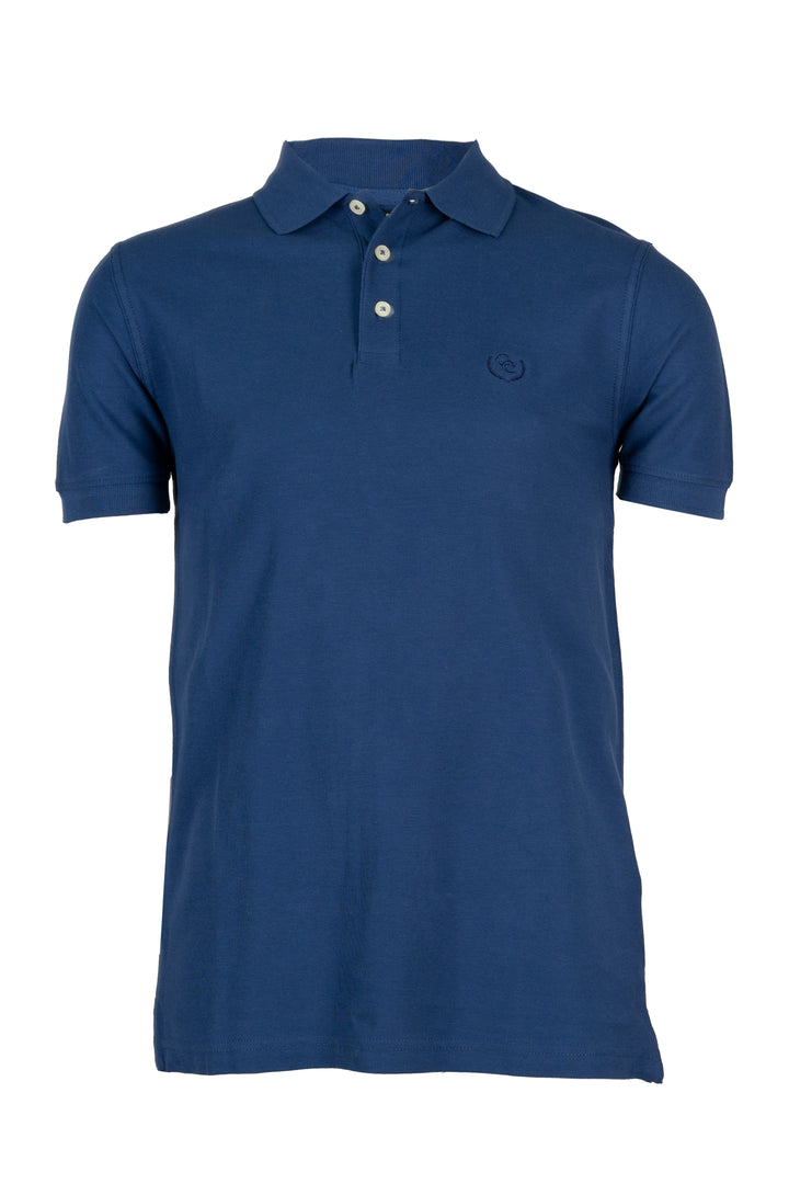 Polo uomo Coveri Collection in cotone piquet tinta unita