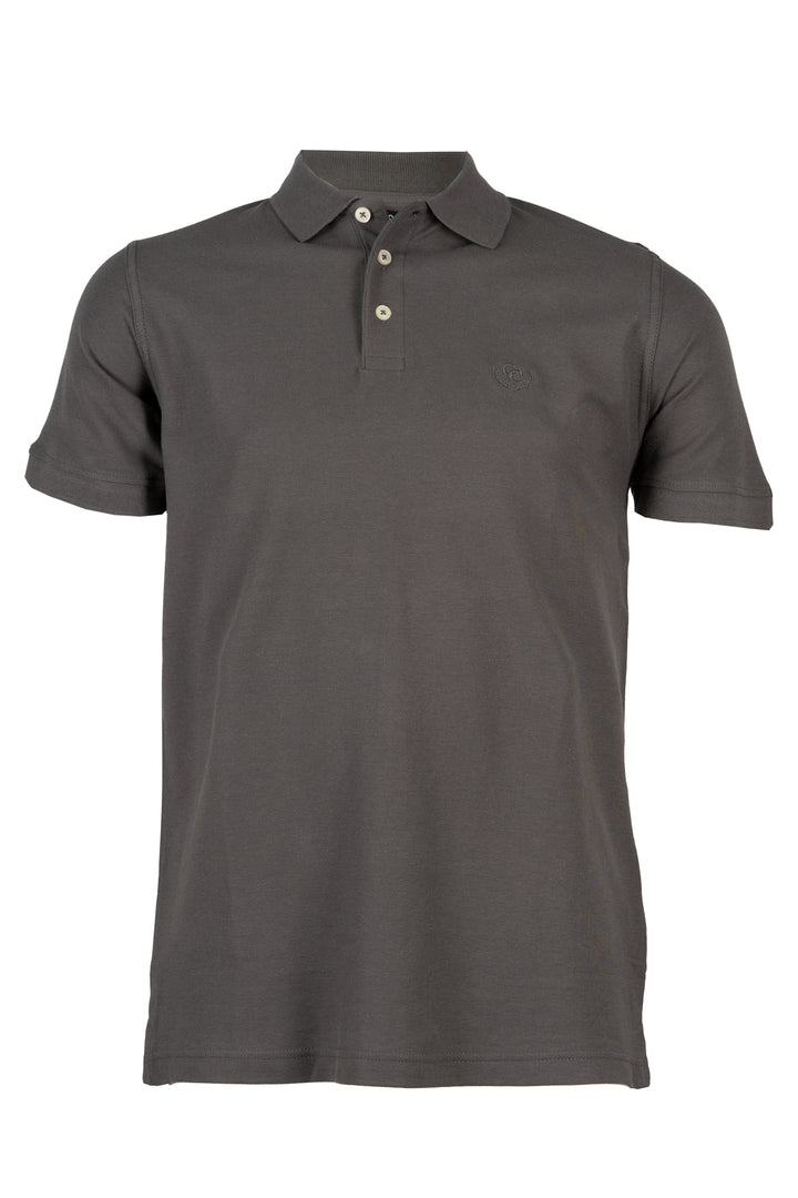 Polo uomo Coveri Collection in cotone piquet tinta unita