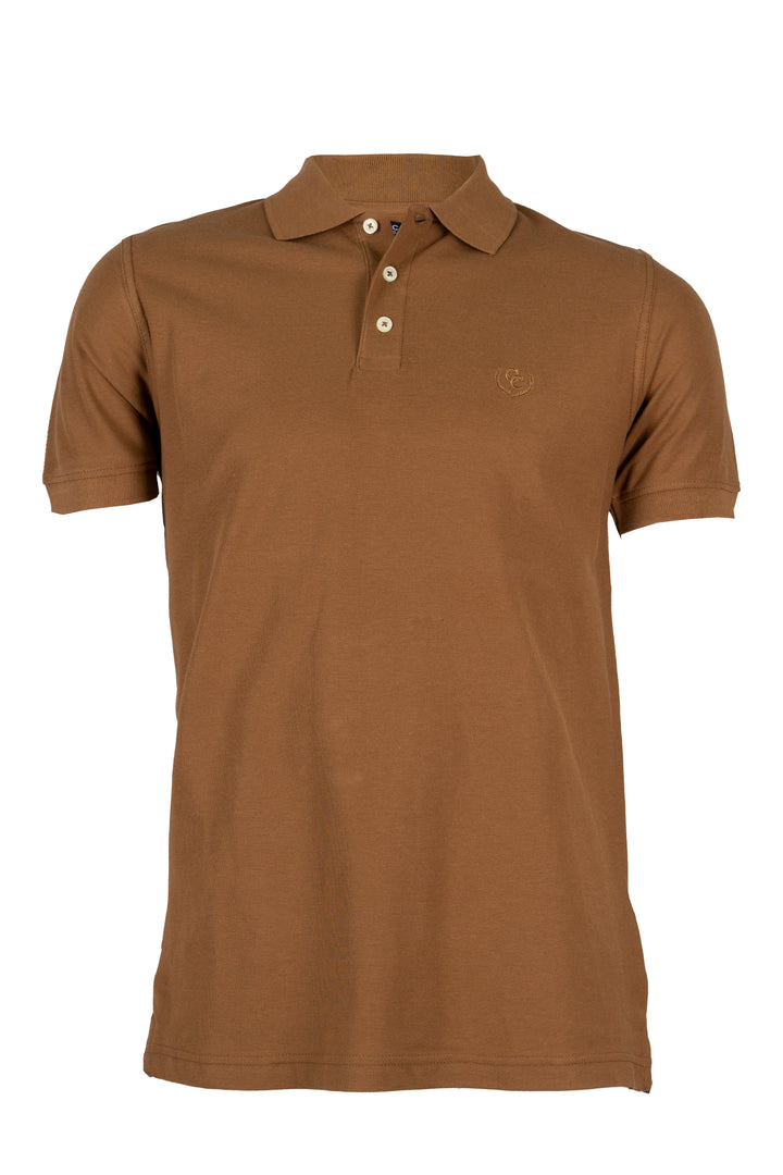 Polo uomo Coveri Collection in cotone piquet tinta unita