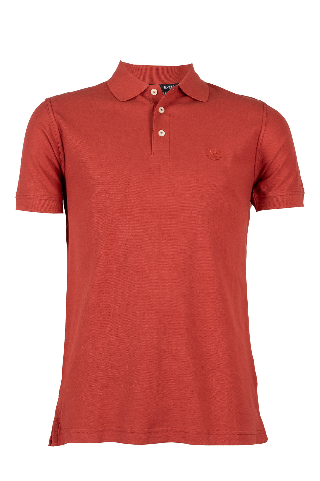 Polo uomo Coveri Collection in cotone piquet tinta unita