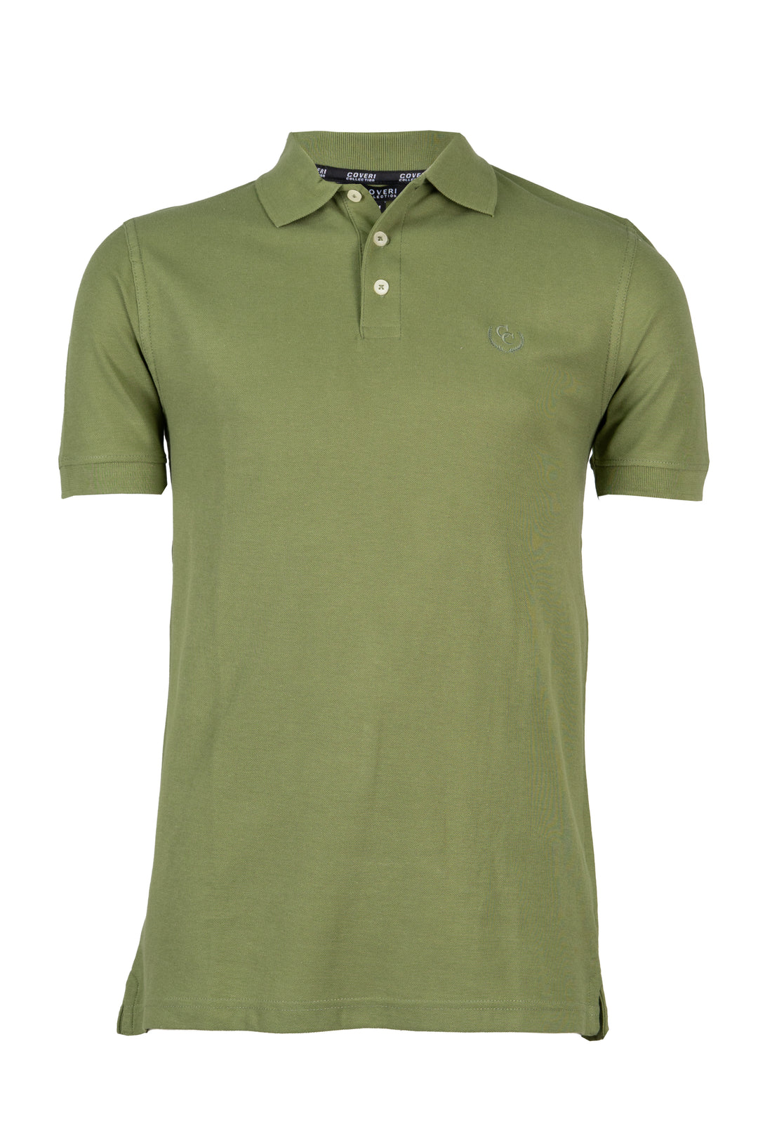 Polo uomo Coveri Collection in cotone piquet tinta unita