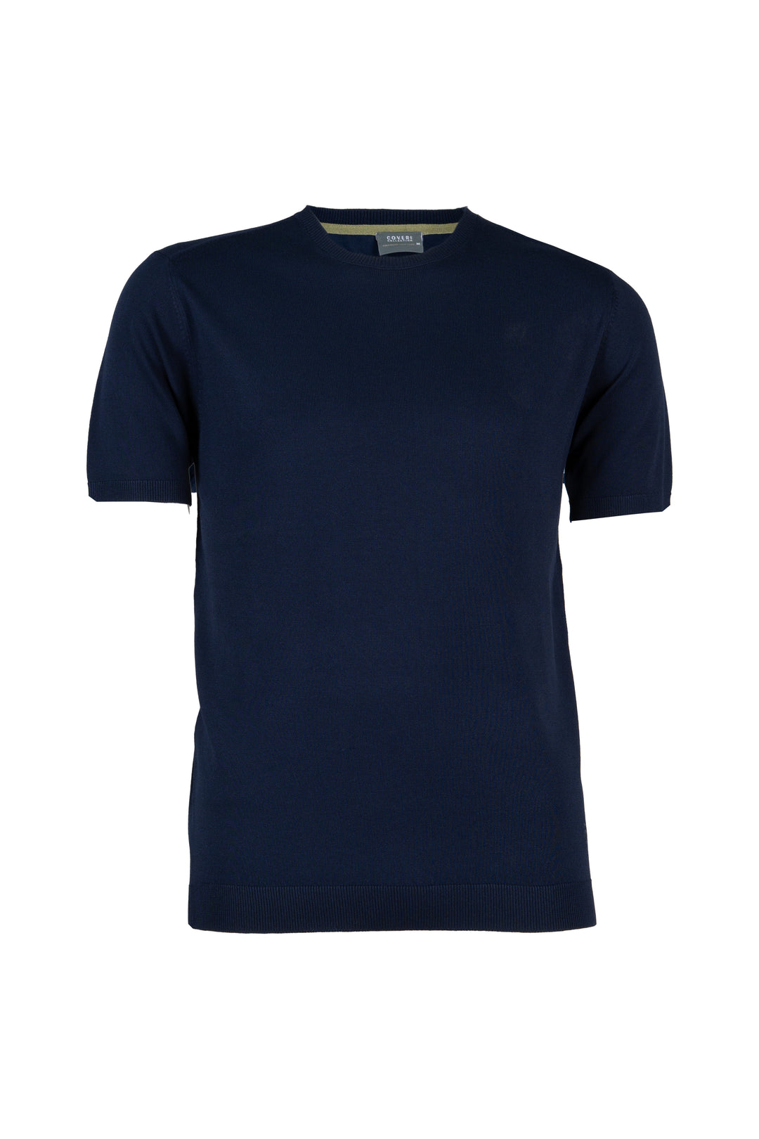Tshirt uomo Coveri Collection manica corta in maglia con parasudore interno in contrasto cromatico
