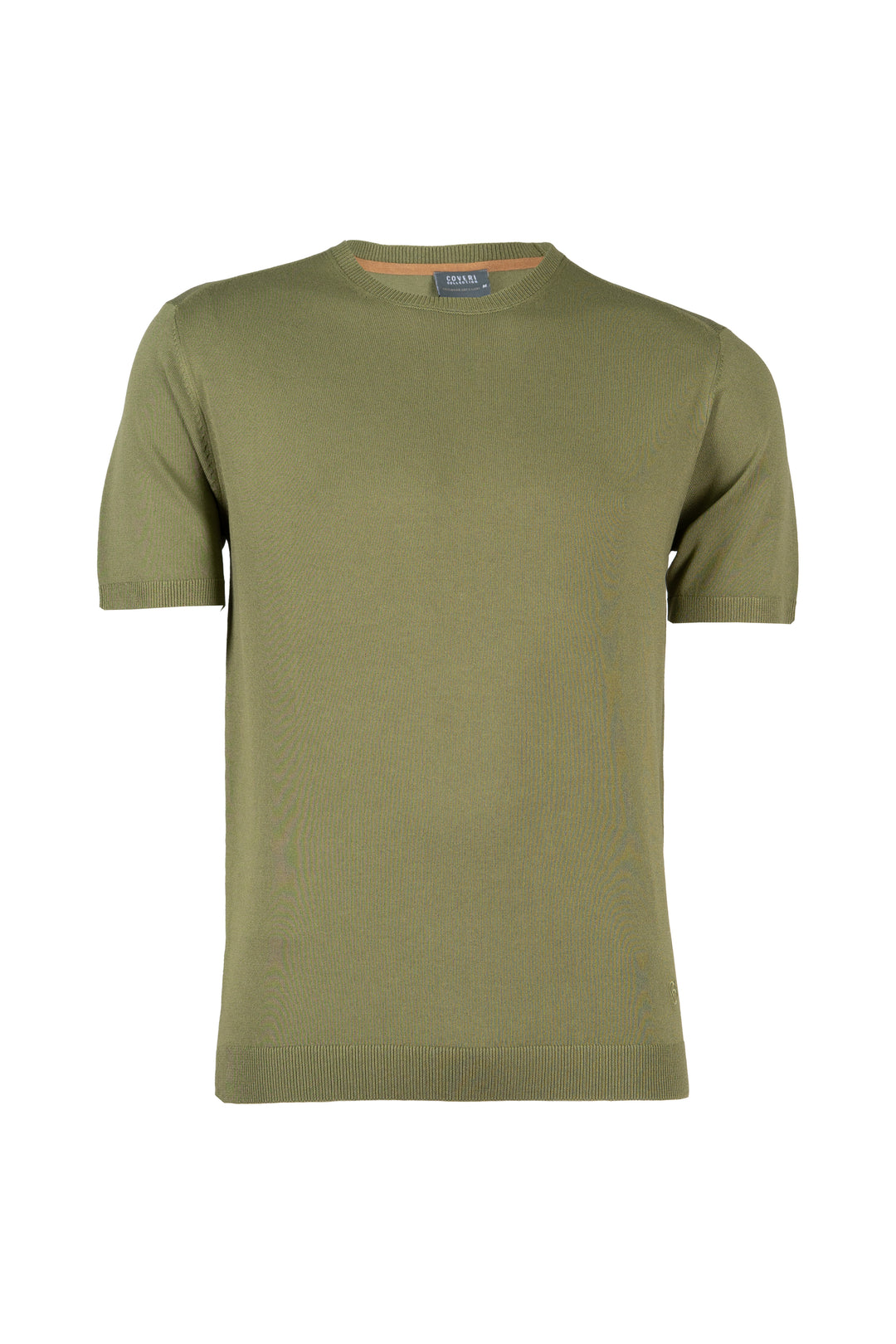 Tshirt uomo Coveri Collection manica corta in maglia con parasudore interno in contrasto cromatico