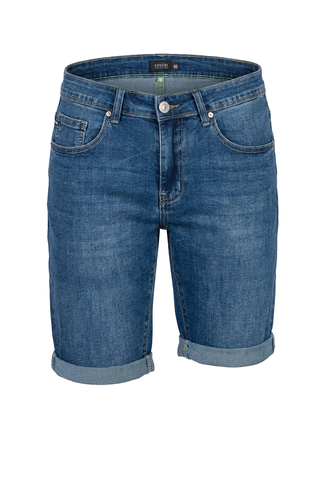 Bermuda jeans Coveri Collection 5 tasche in denim elasticizzato