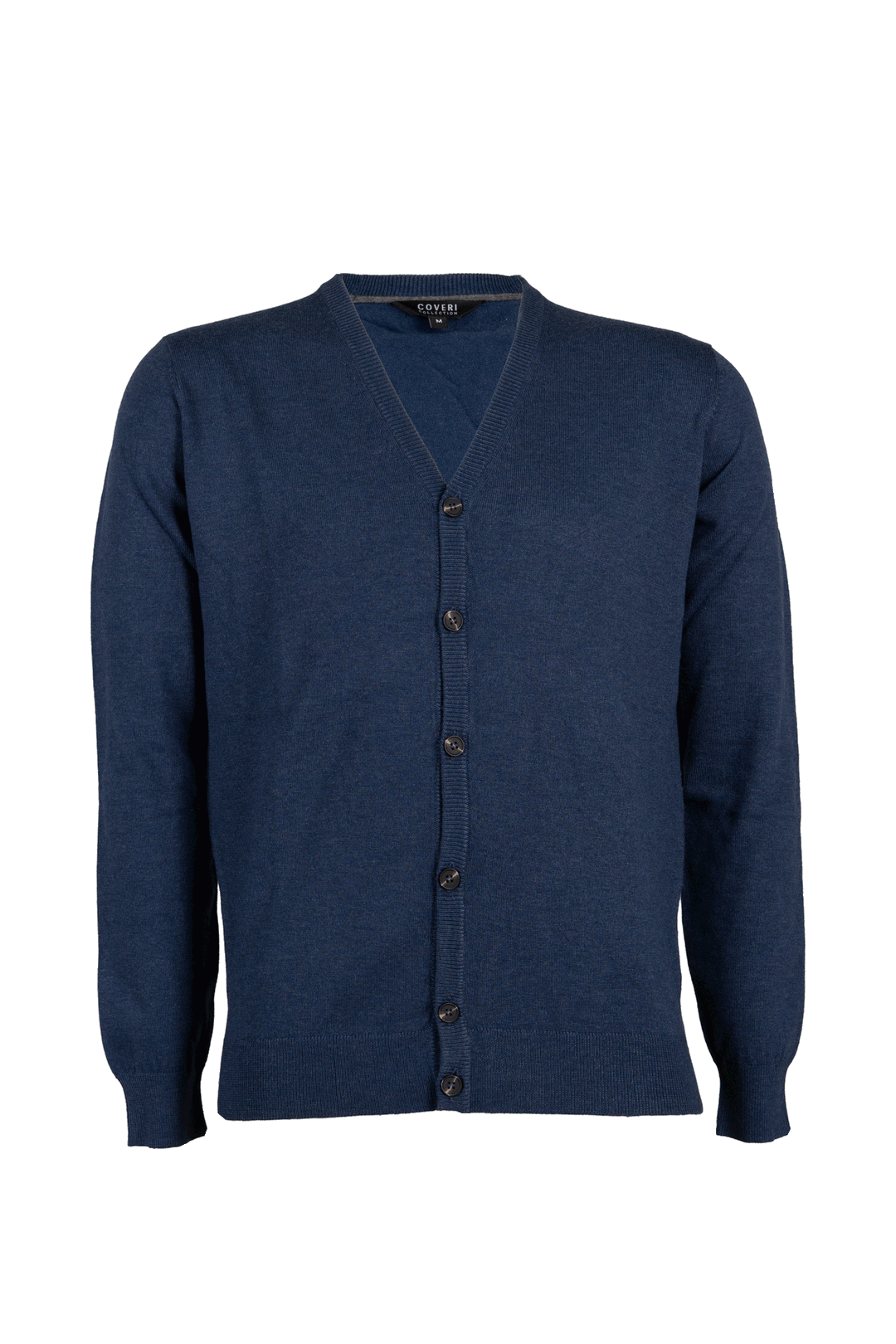 Cardigan uomo Coveri Collection con scollo a V e bottoni in misto lana