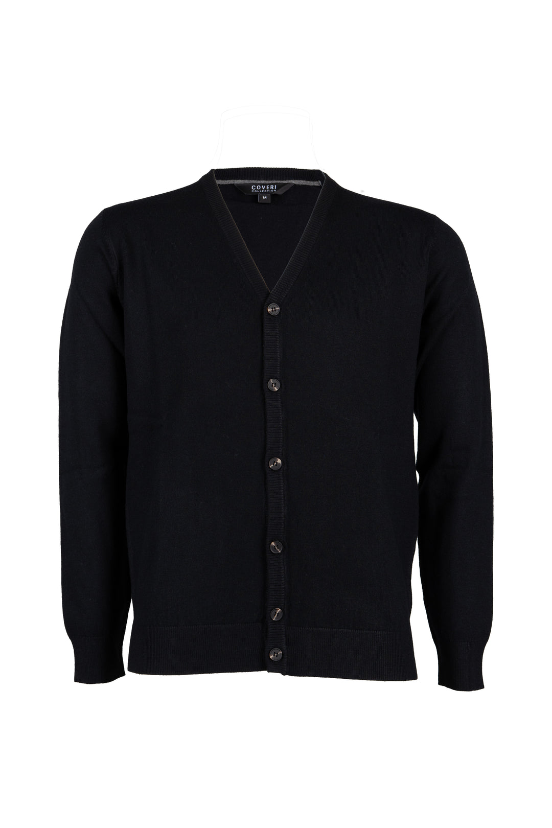 Cardigan uomo Coveri Collection con scollo a V e bottoni in misto lana
