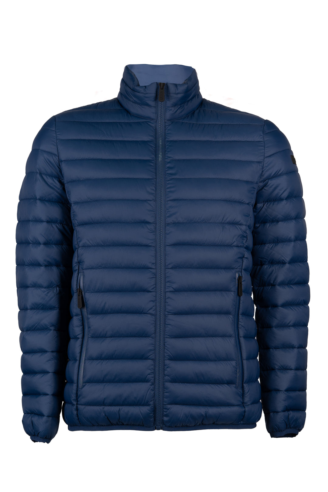 Giubbino imbottito 100 gr full zip con interno in contrasto cromatico