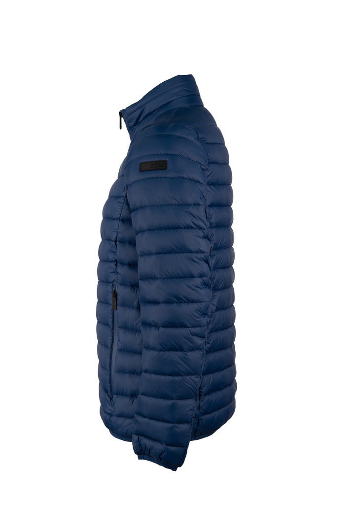 Giubbino imbottito 100 gr full zip con interno in contrasto cromatico