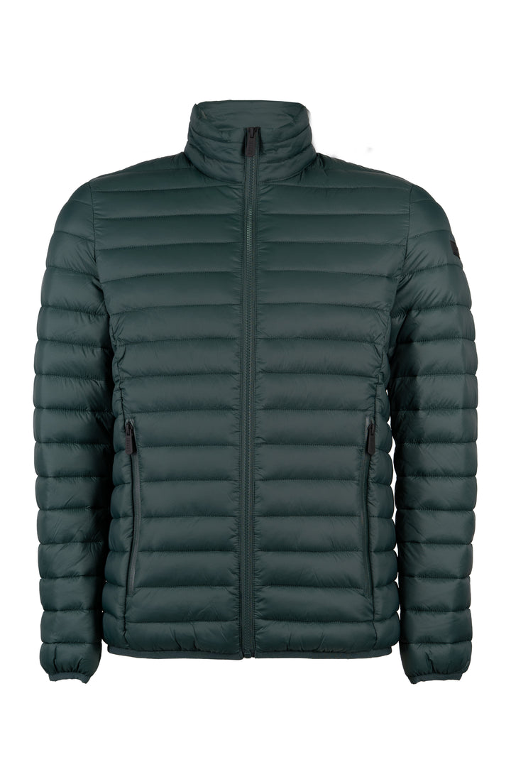 Giubbino imbottito 100 gr full zip con interno in contrasto cromatico