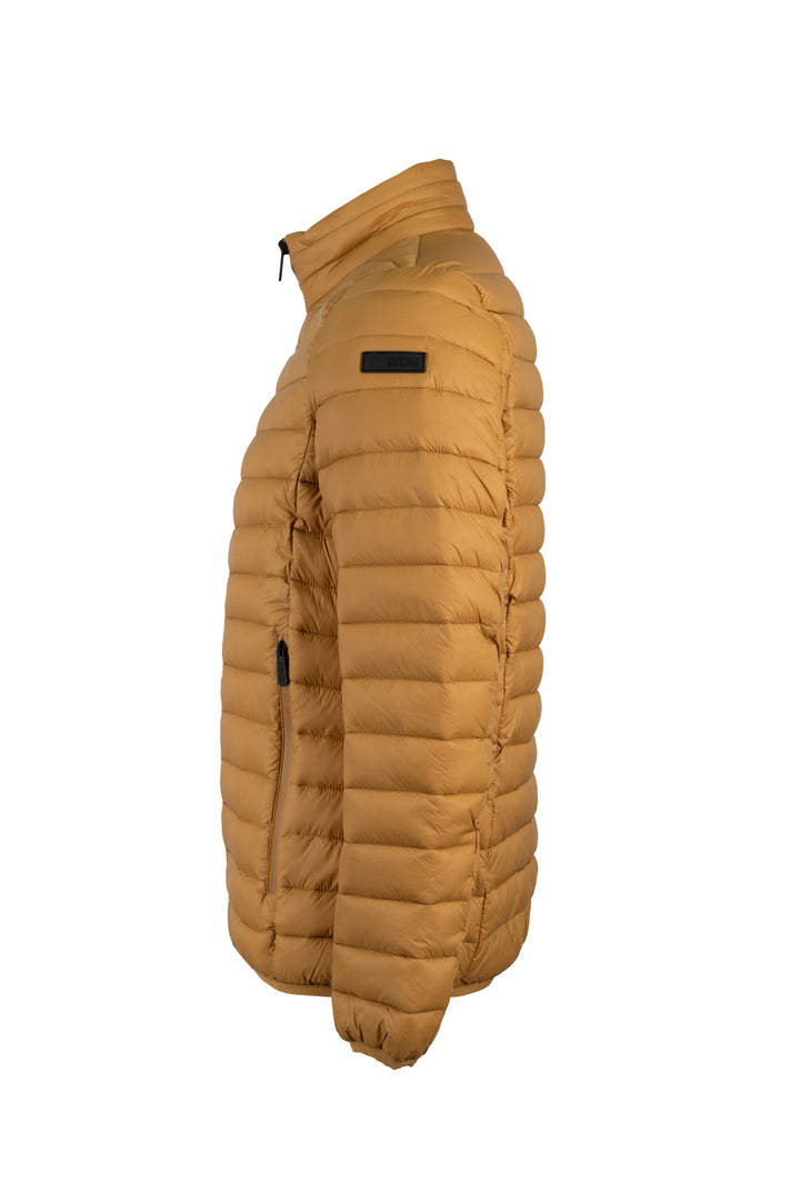 Giubbino imbottito 100 gr full zip con interno in contrasto cromatico