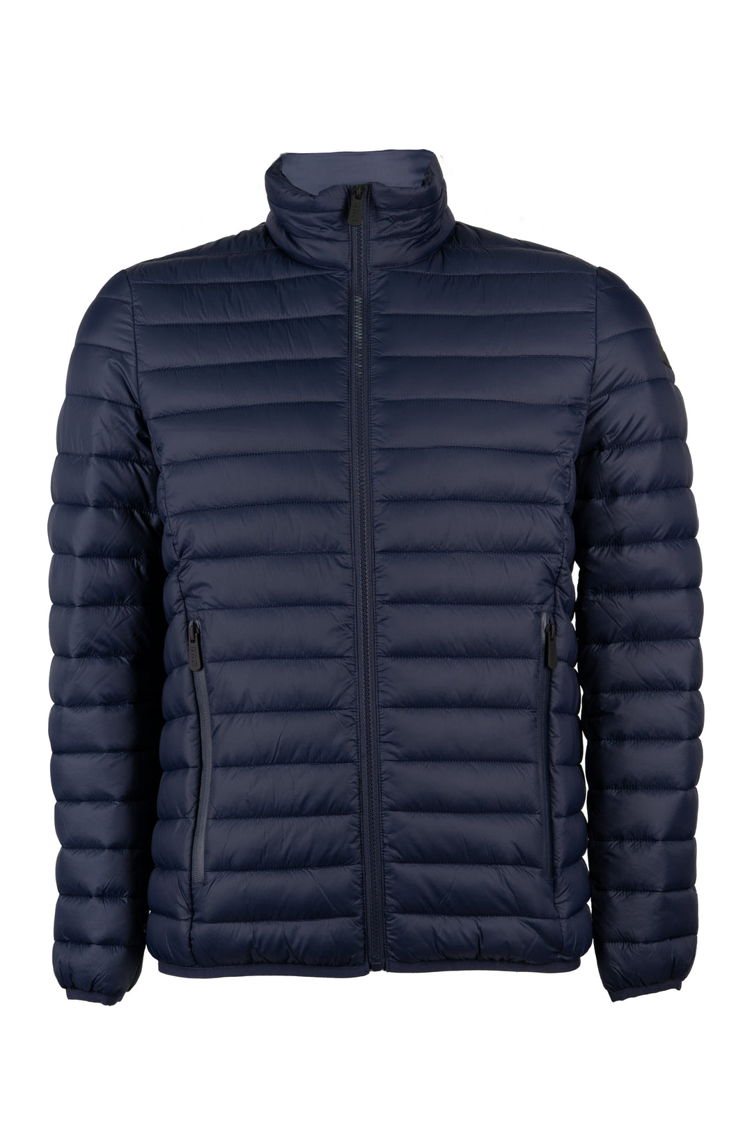 Giubbino imbottito 100 gr full zip con interno in contrasto cromatico