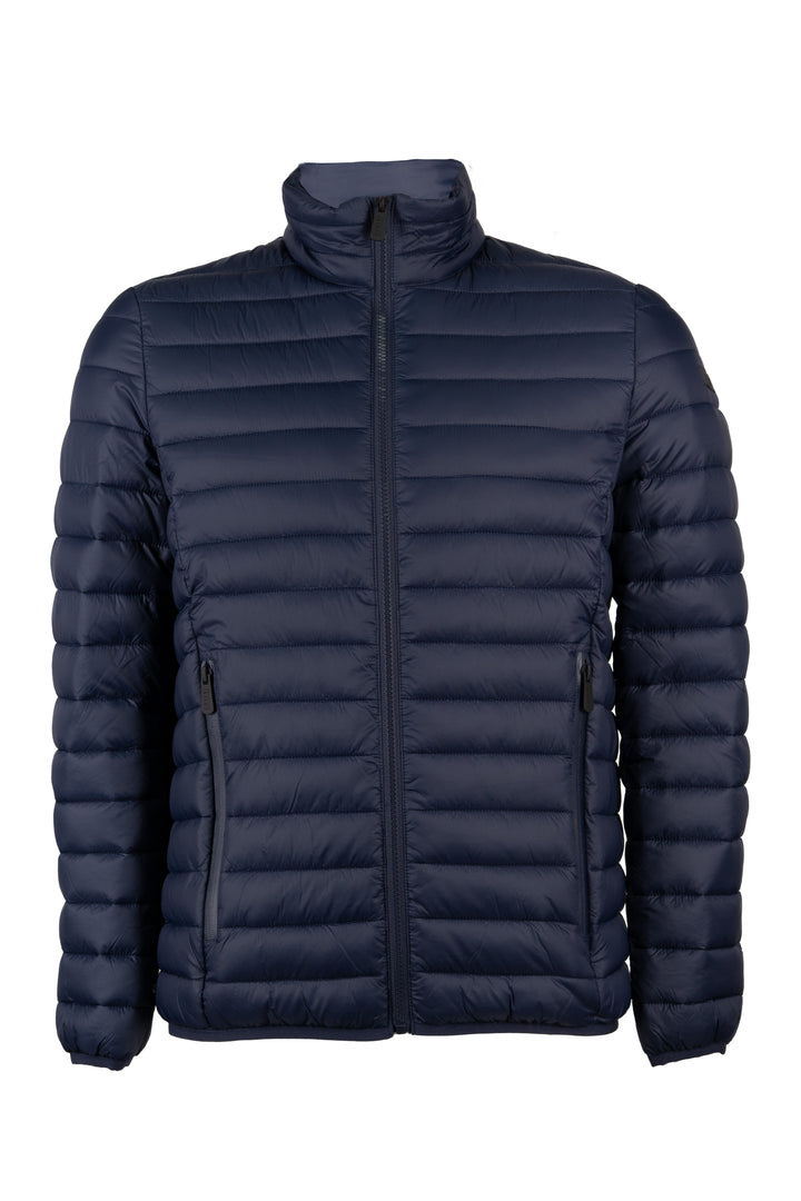 Giubbino imbottito 100 gr full zip con interno in contrasto cromatico