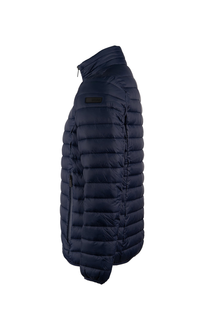 Giubbino imbottito 100 gr full zip con interno in contrasto cromatico