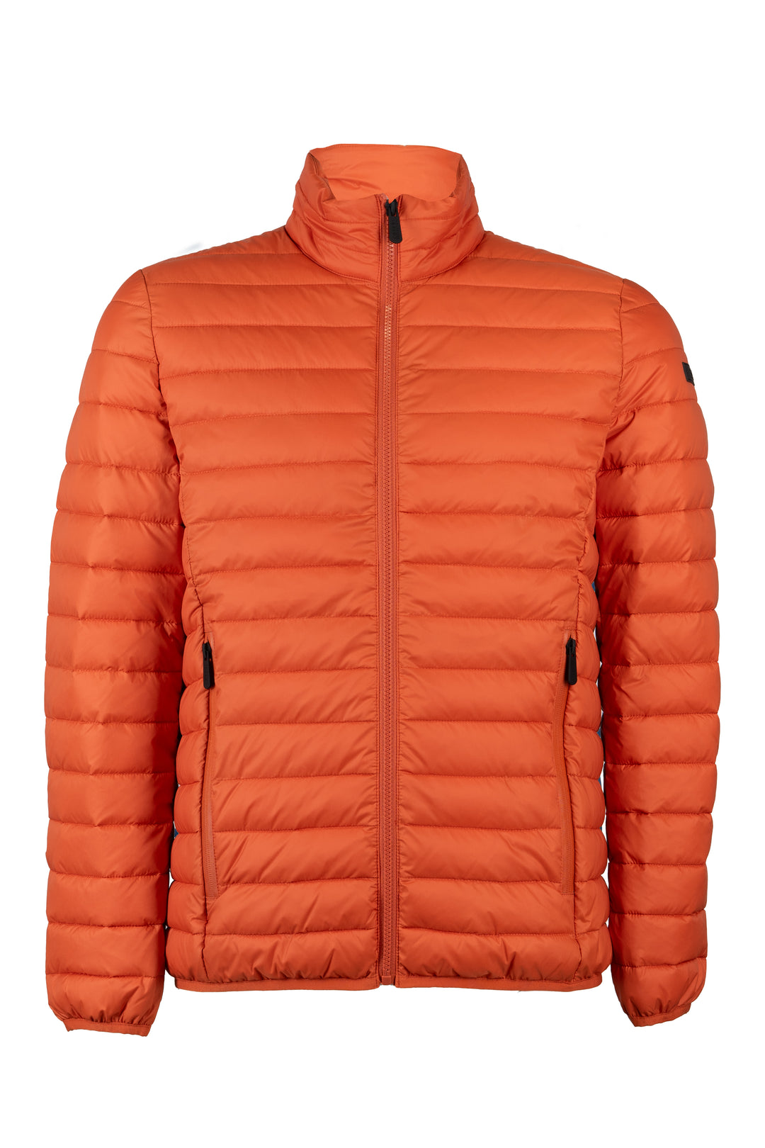 Giubbino imbottito 100 gr full zip con interno in contrasto cromatico