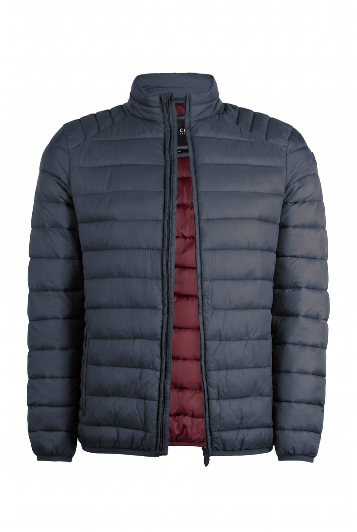 Giubbino Coveri Collection 100 gr con cerniera ed interno in contrasto cromatico