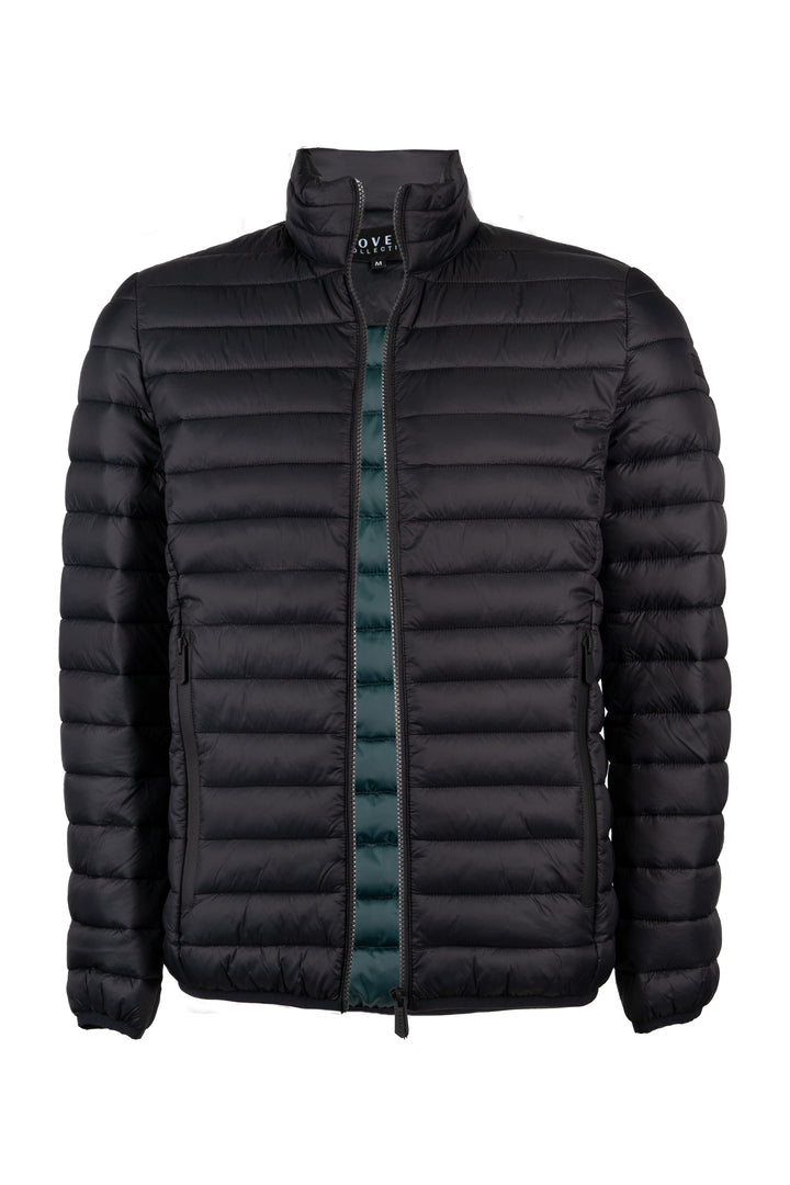 Giubbino imbottito 100 gr full zip con interno in contrasto cromatico