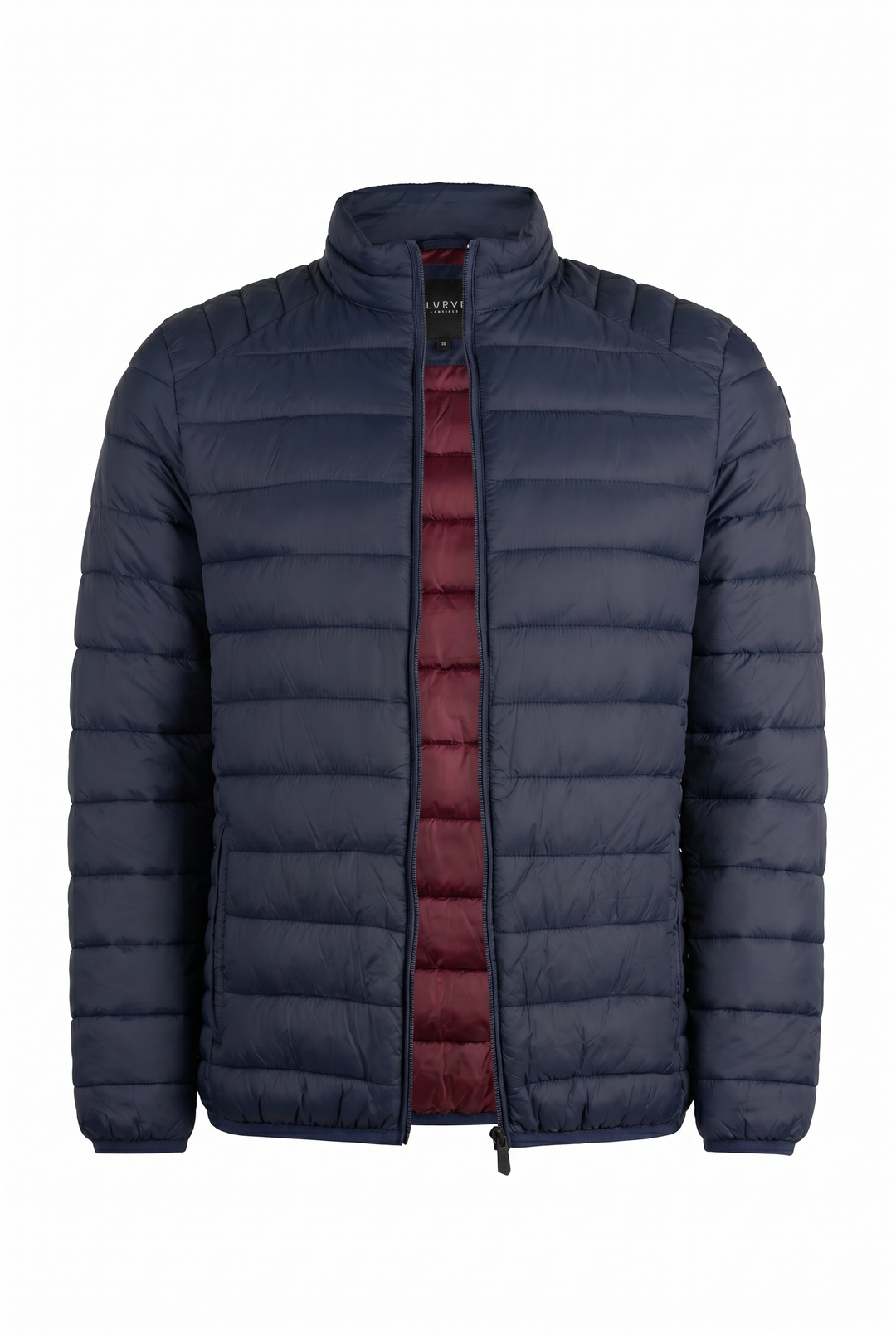 Giubbino Coveri Collection 100 gr con cerniera ed interno in contrasto cromatico