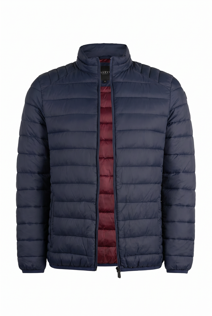 Giubbino Coveri Collection 100 gr con cerniera ed interno in contrasto cromatico