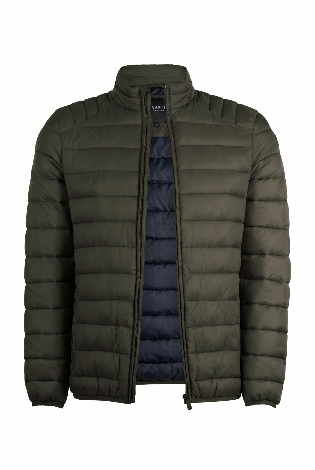 Giubbino Coveri Collection 100 gr con cerniera ed interno in contrasto cromatico