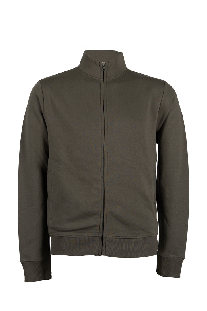 Felpa uomo Coveri Collection full-zip con tasche verticali