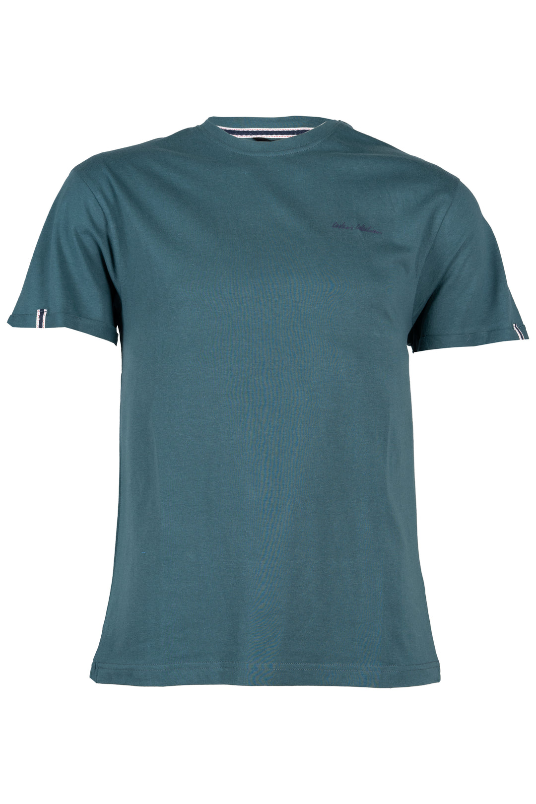 T-shirt girocollo Coveri Viale Morin mezza manica con stampa in rilievo sul petto e applicazioni