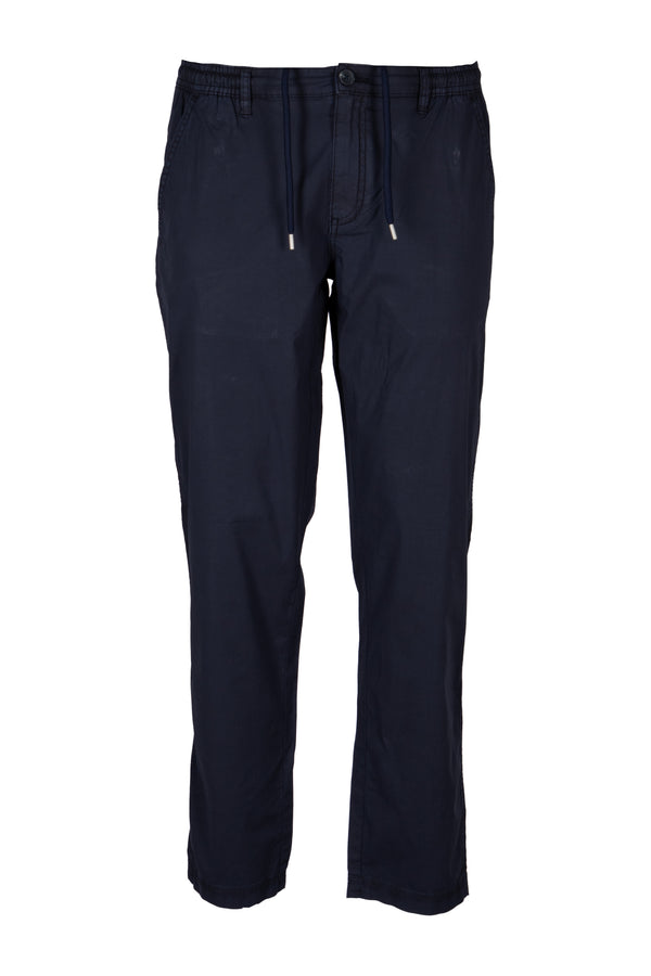 Pantalone uomo Coveri Collection in popeline con tasca america e vita elasticizzata con coulisse