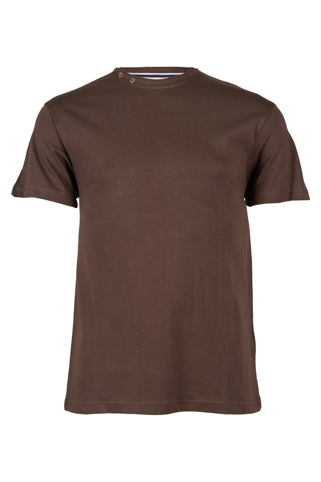T-shirt girocollo uomo Coveri Collection manica corta con bottoncini intorno al collo