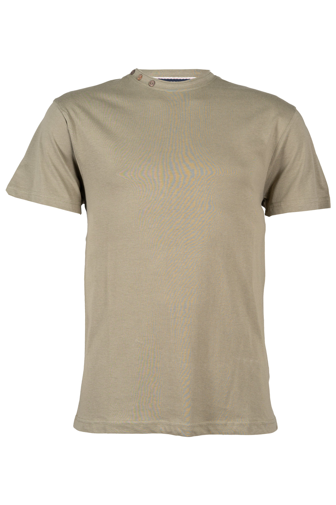 T-shirt girocollo uomo Coveri Collection manica corta con bottoncini intorno al collo