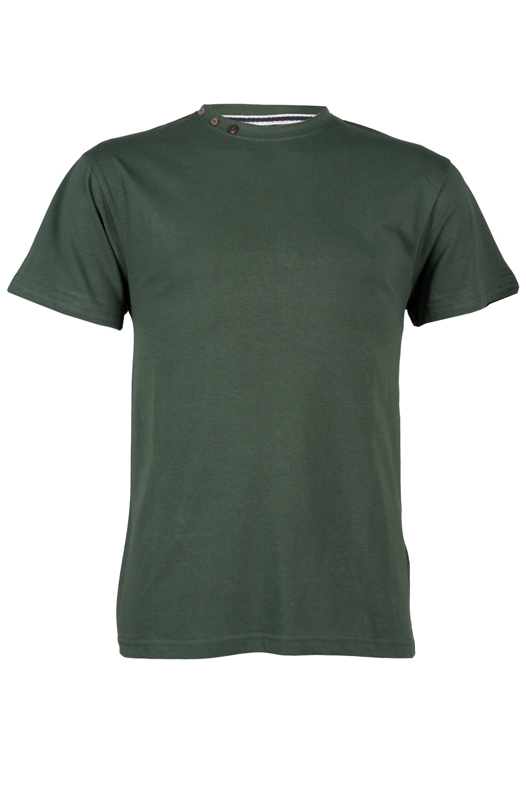 T-shirt girocollo uomo Coveri Collection manica corta con bottoncini intorno al collo