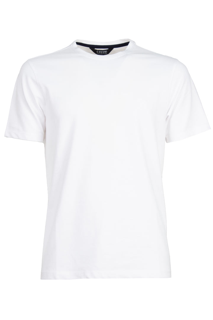 T-shirt girocollo con manica corta e dettagli fluo