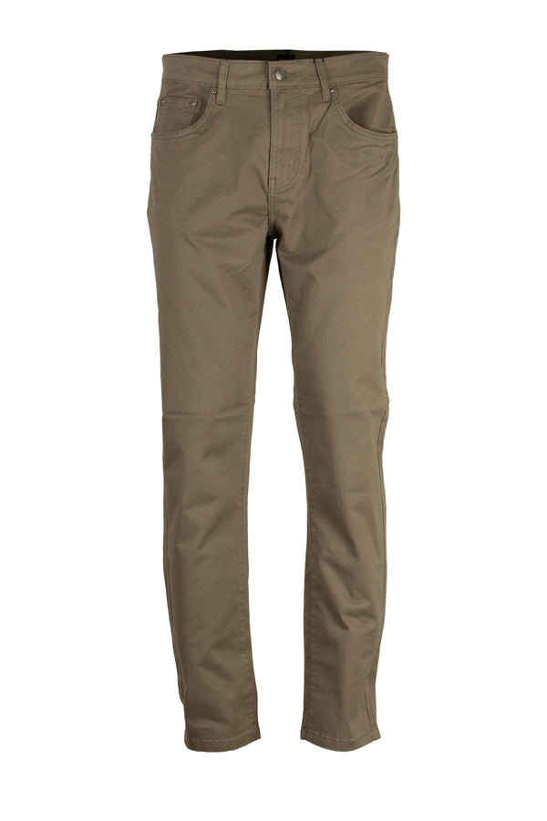 Pantaloni in cotone elasticizzato 5 tasche semi slim Coveri colore beige