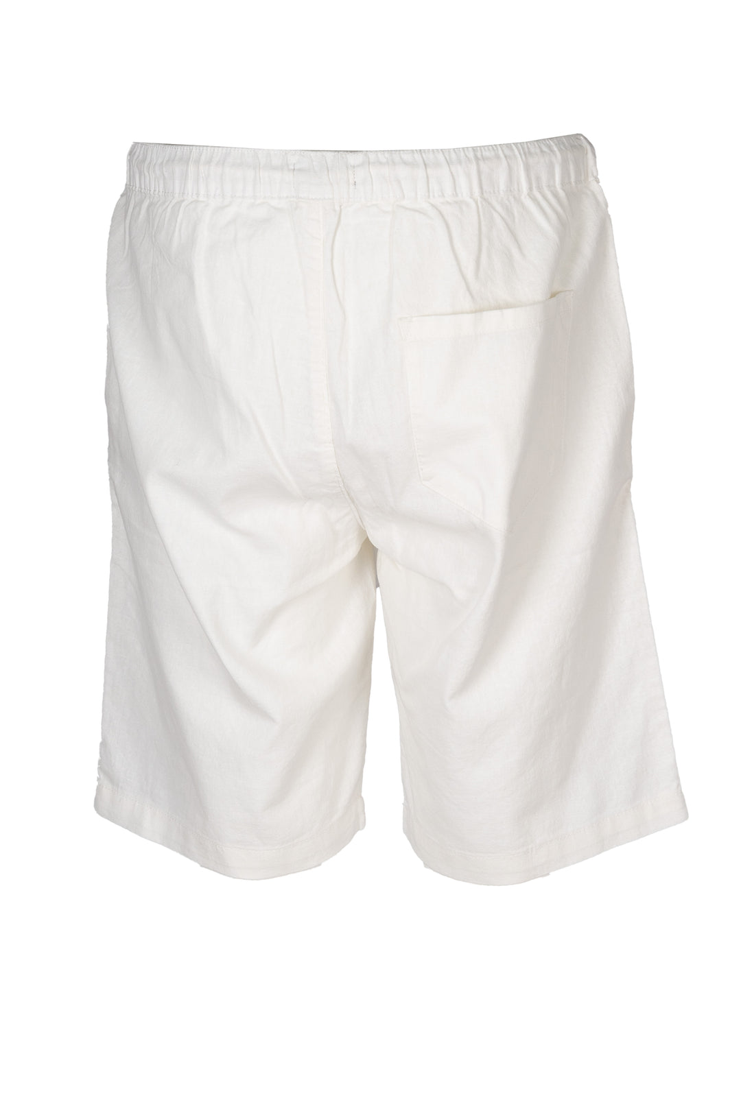 Bermuda uomo Coveri Collection pantalaccio in misto lino con cinto elasticizzato