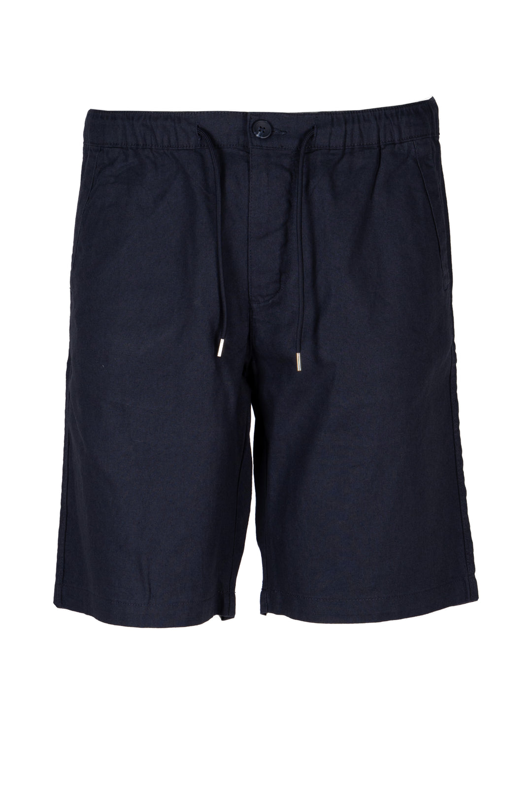 Bermuda uomo Coveri Collection pantalaccio in misto lino con cinto elasticizzato