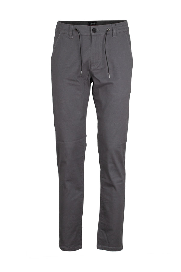 Pantalone tasca america in tessuto microfantasia colore grigio