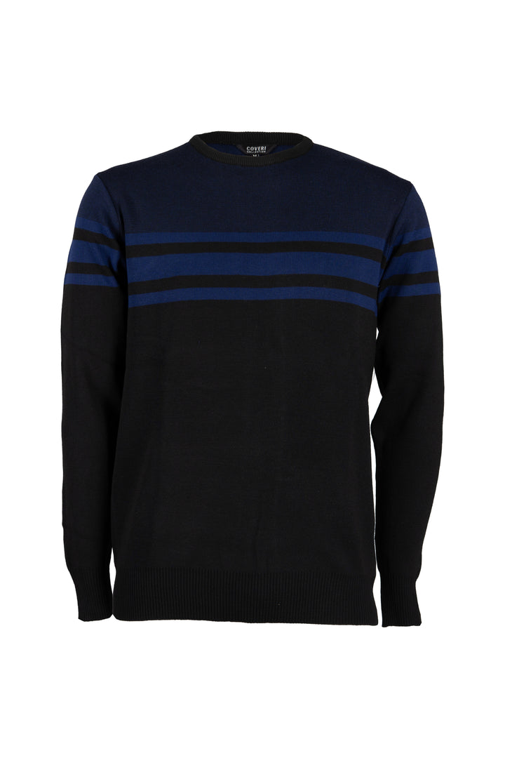 Pullover uomo Coveri Collection girocollo a righe