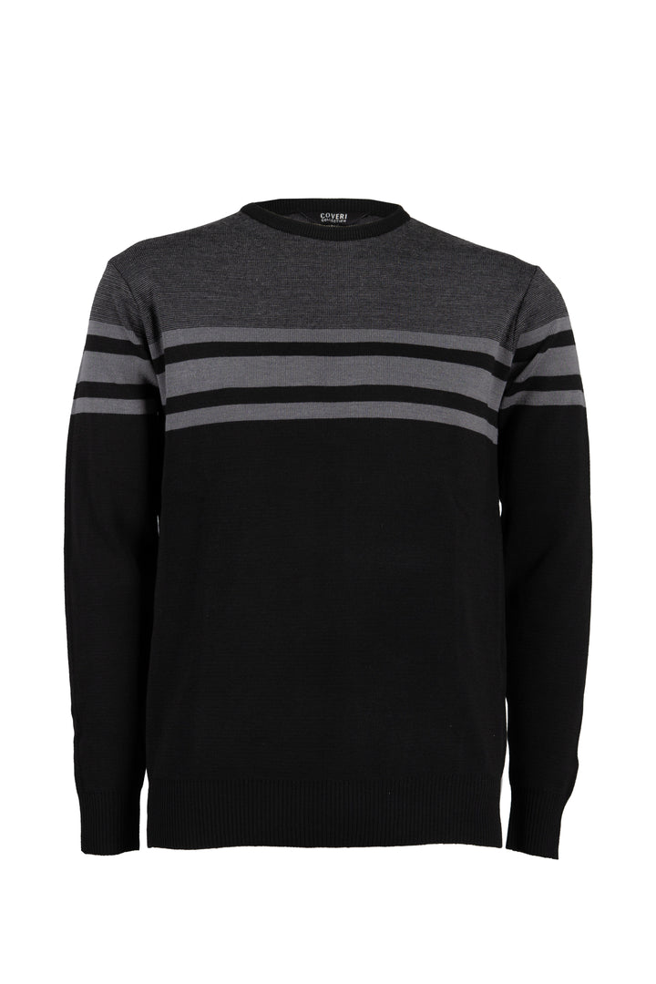 Pullover uomo Coveri Collection girocollo a righe