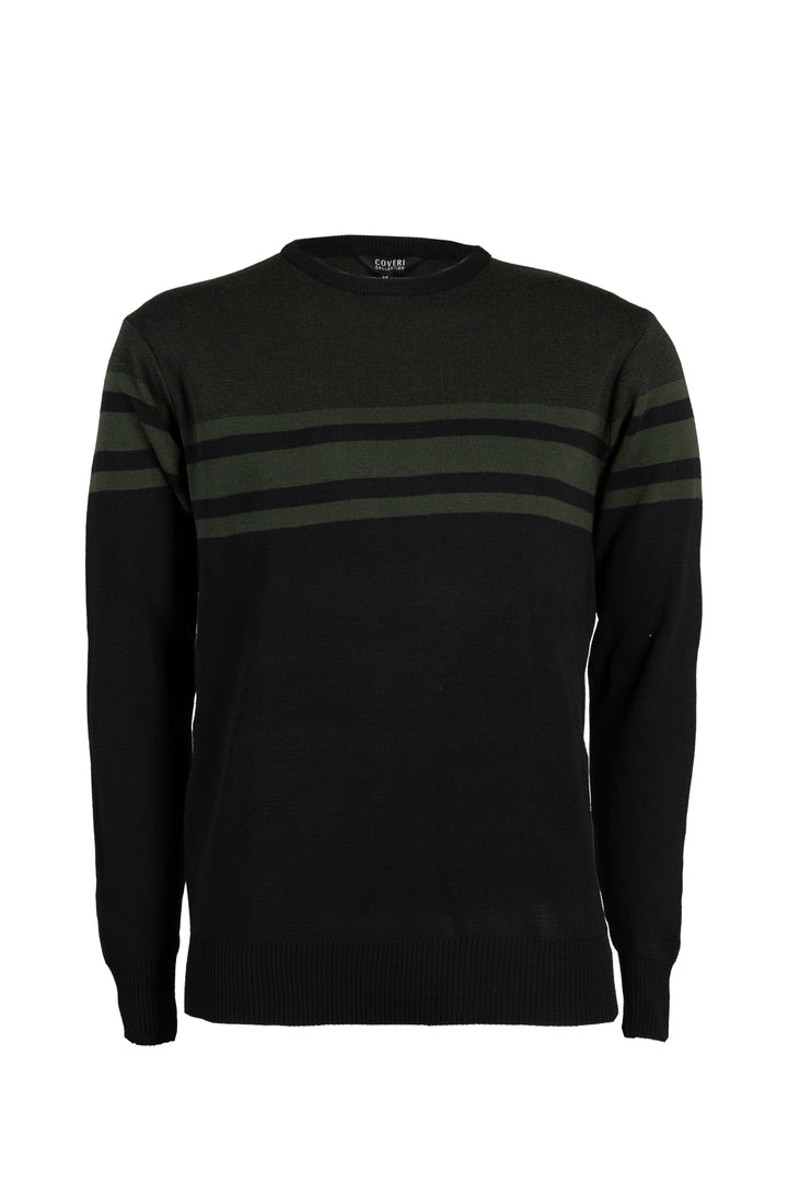 Pullover uomo Coveri Collection girocollo a righe