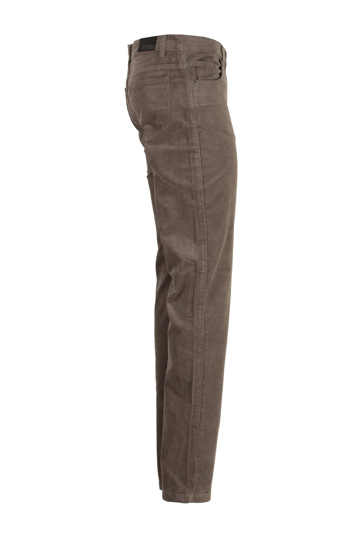 Pantalone 5 tasche in velluto elasticizzato 2000 righe