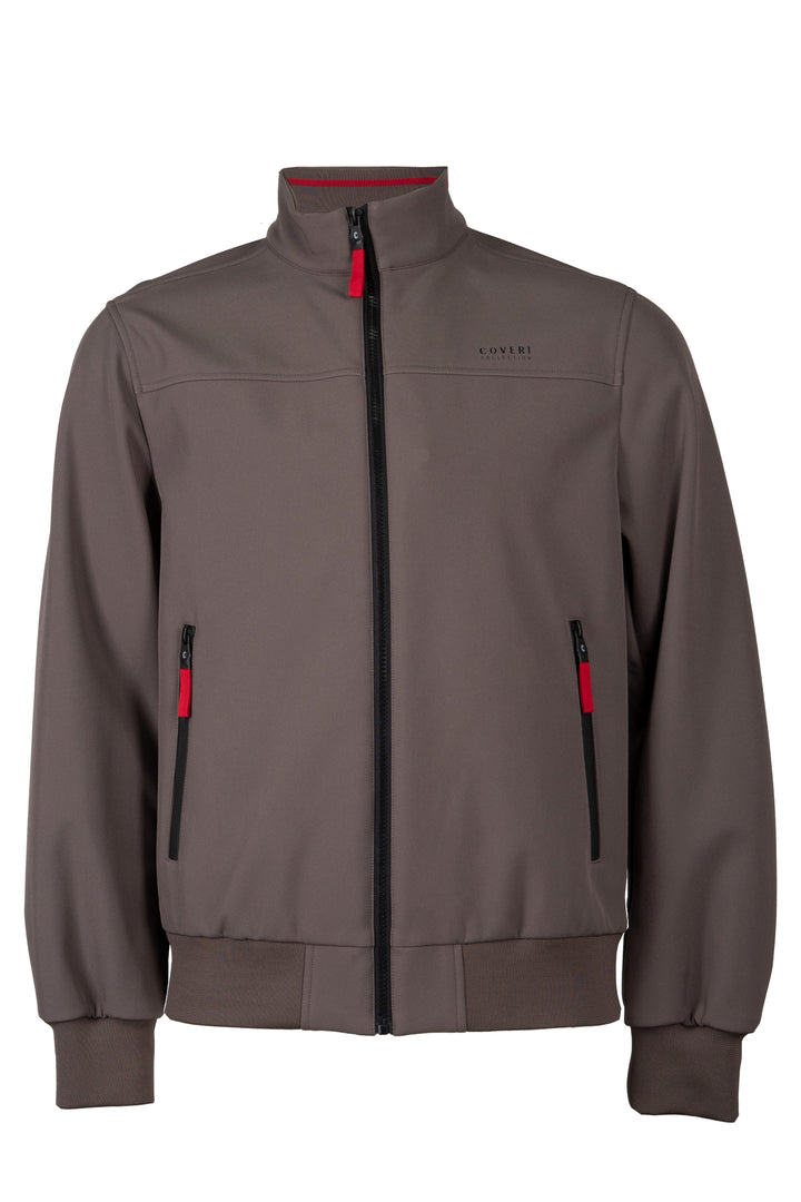 Giubbino uomo softshell polar con interno pile