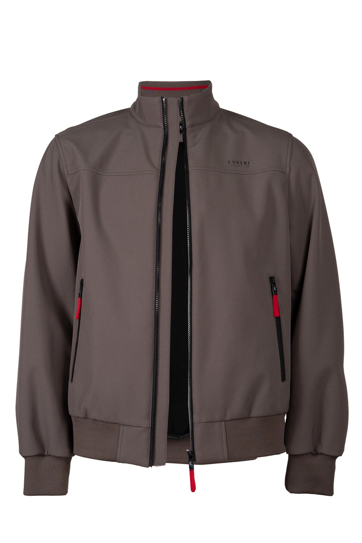 Giubbino uomo softshell polar con interno pile