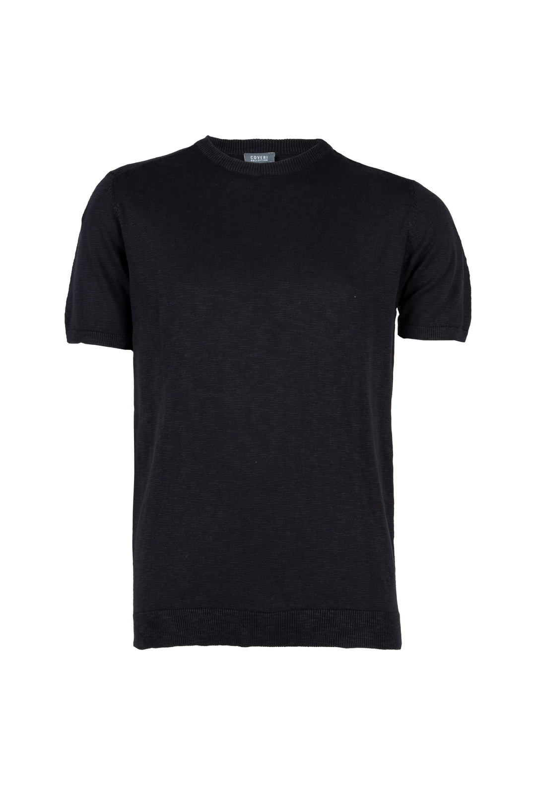 T-shirt Coveri Collection in cotone slub girocollo