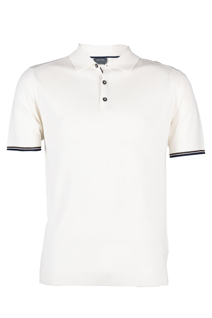 Polo Classica e Pantalone Beige Elasticizzato